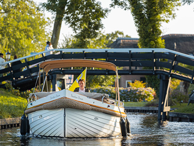 Boat with skipper