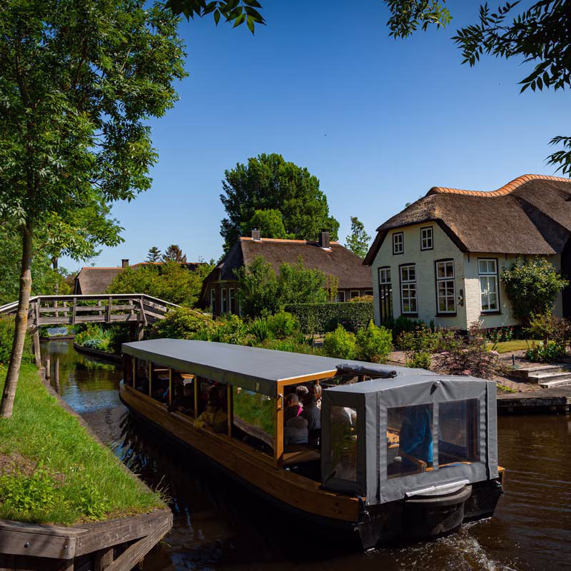 Bootsfahrt Giethoorn Henri Willig