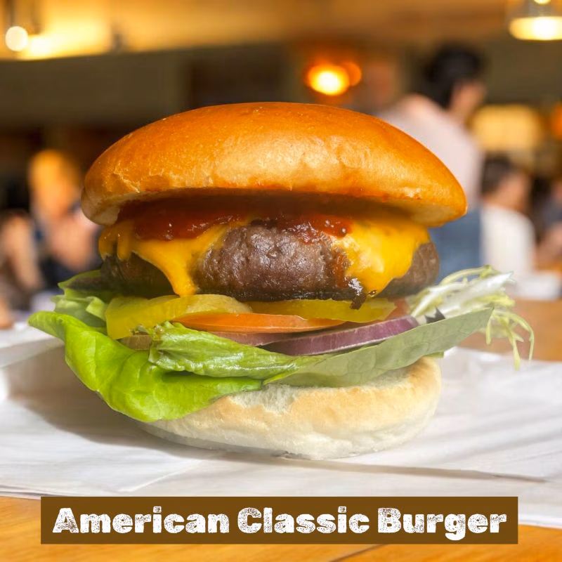 Burger special with fries