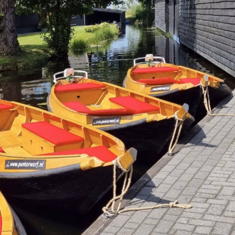 Houten Puntersloep luxe